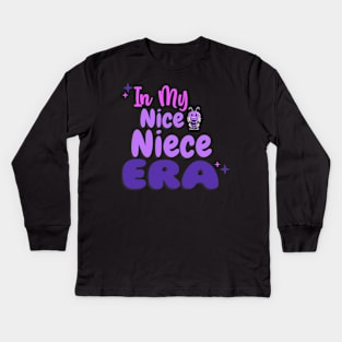 In My Nice Niece Era Kids Long Sleeve T-Shirt